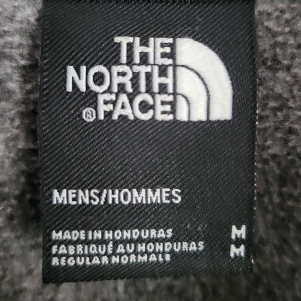 The North Face Men’s ½ Zipper Front Fleece Pullover Black/Gray Size M Medium - Picture 6 of 10